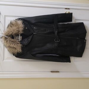 Salad nappa lamb long Jacket